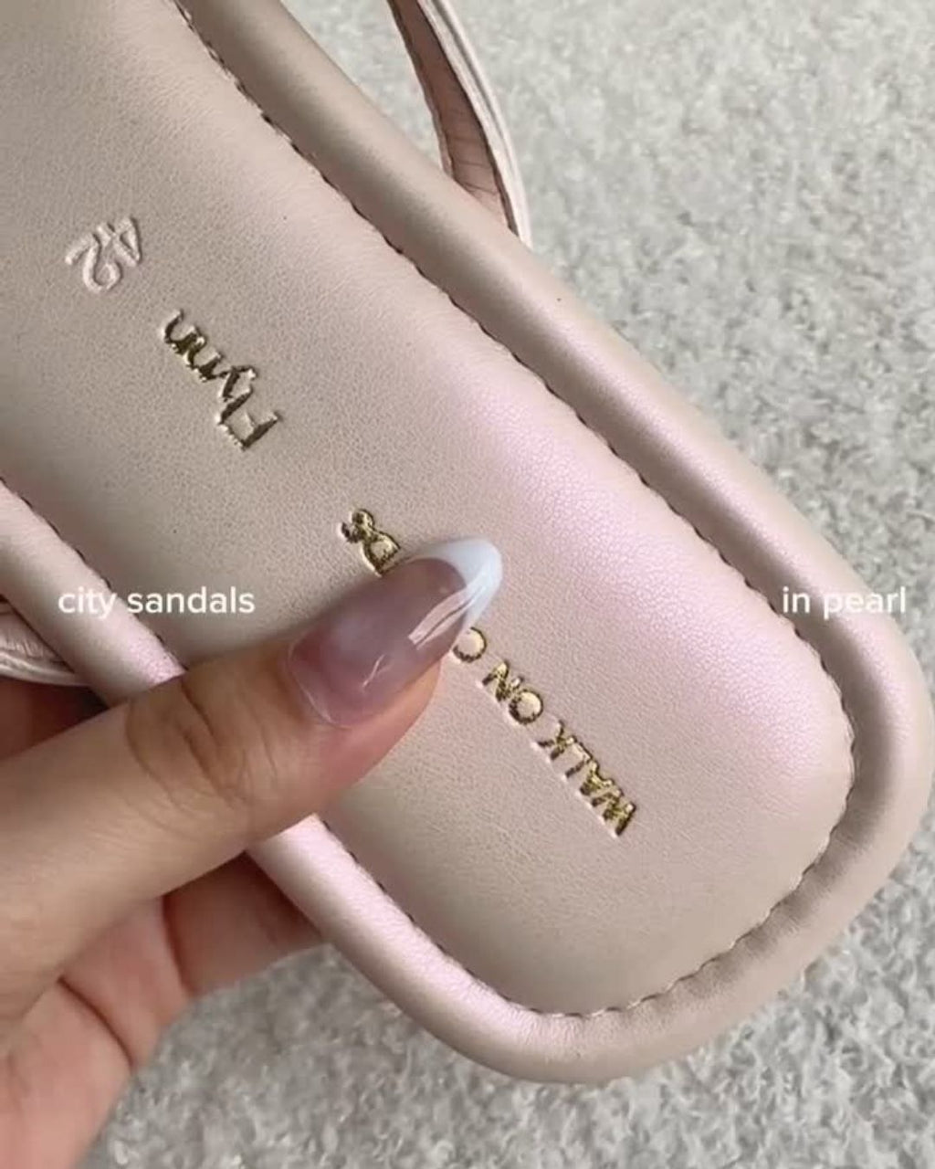 City Sandals - Pearl