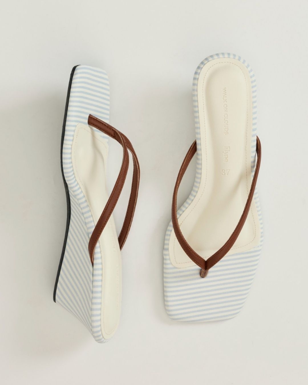 City Wedge Heels - Capri Stripe