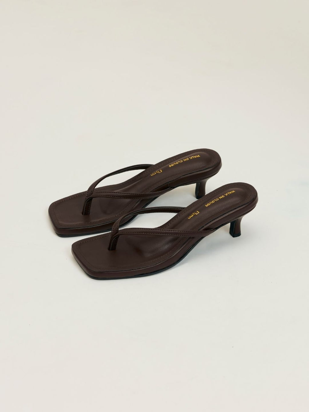 City Heeled Sandals - Dark Brown