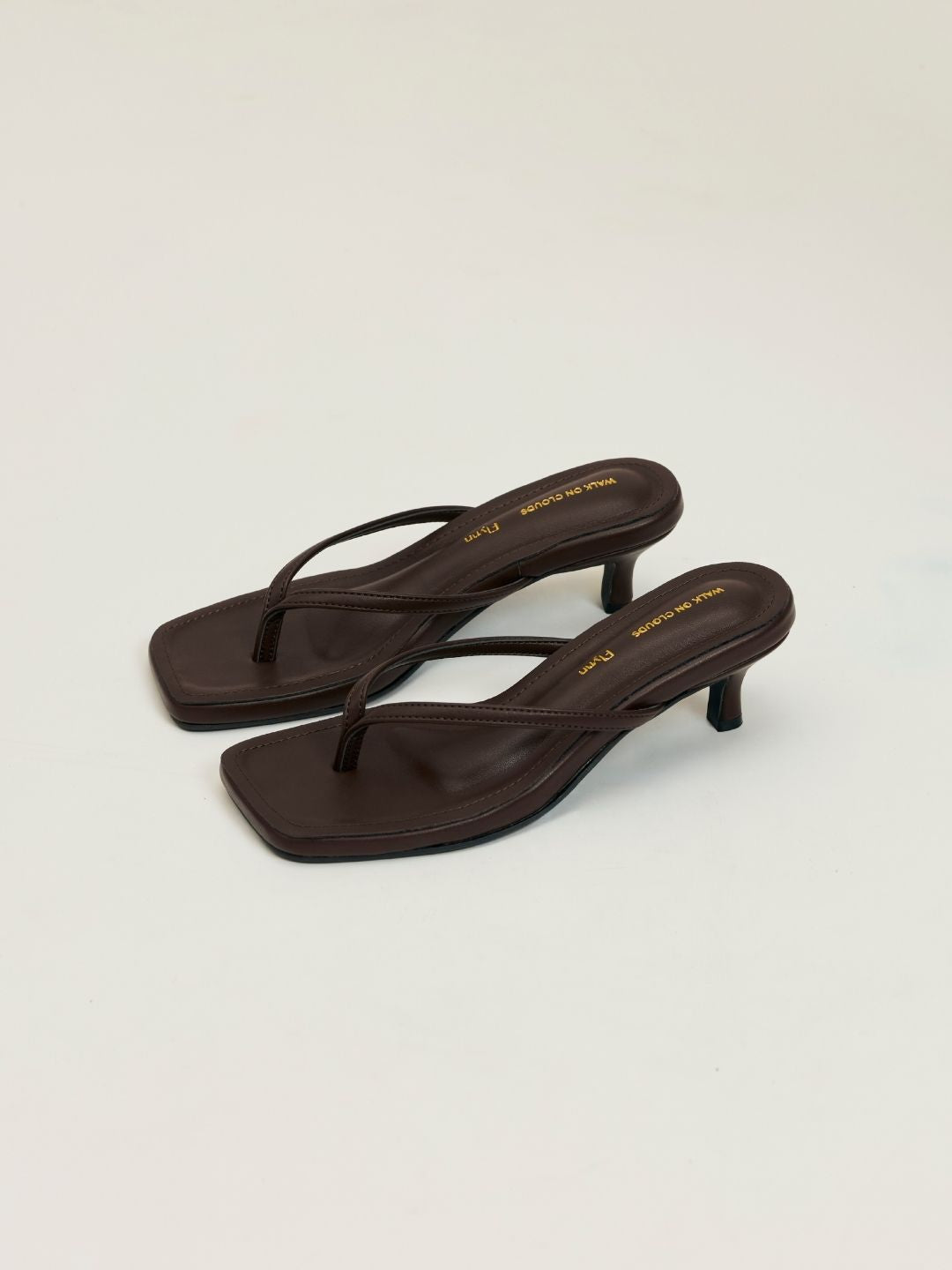 City Heeled Sandals - Dark Brown