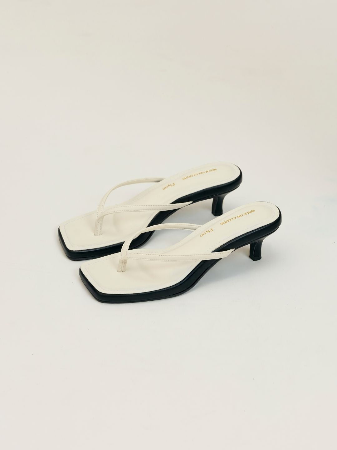 City Heeled Sandals - Salt