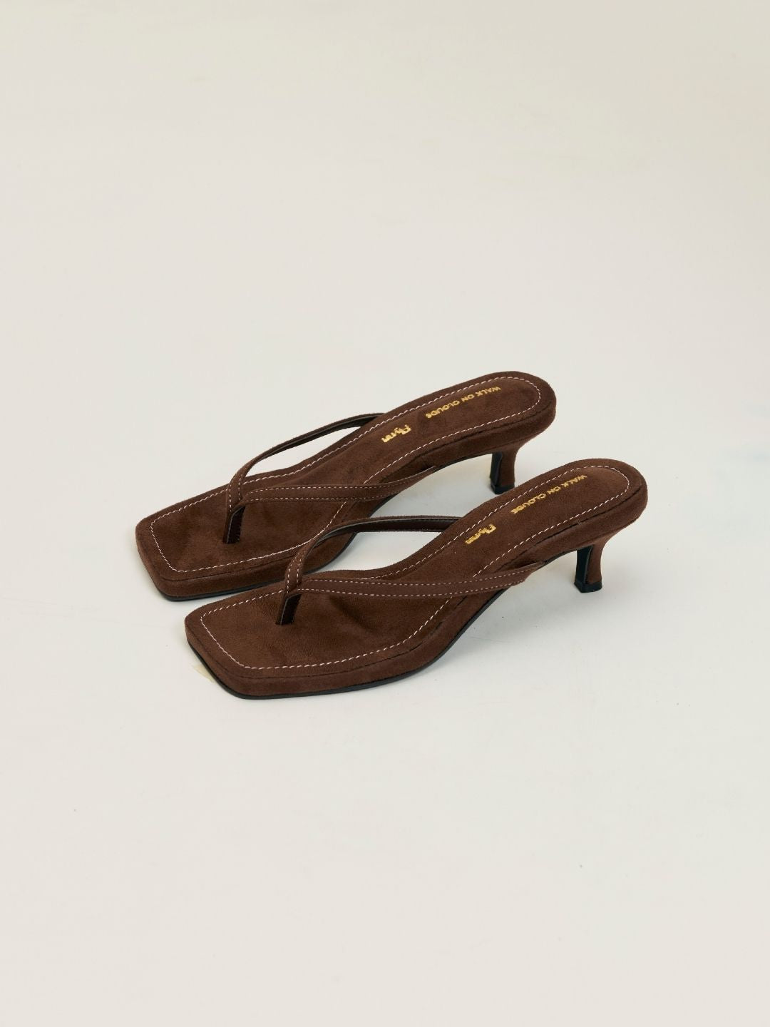 City Heeled Sandals - Suede