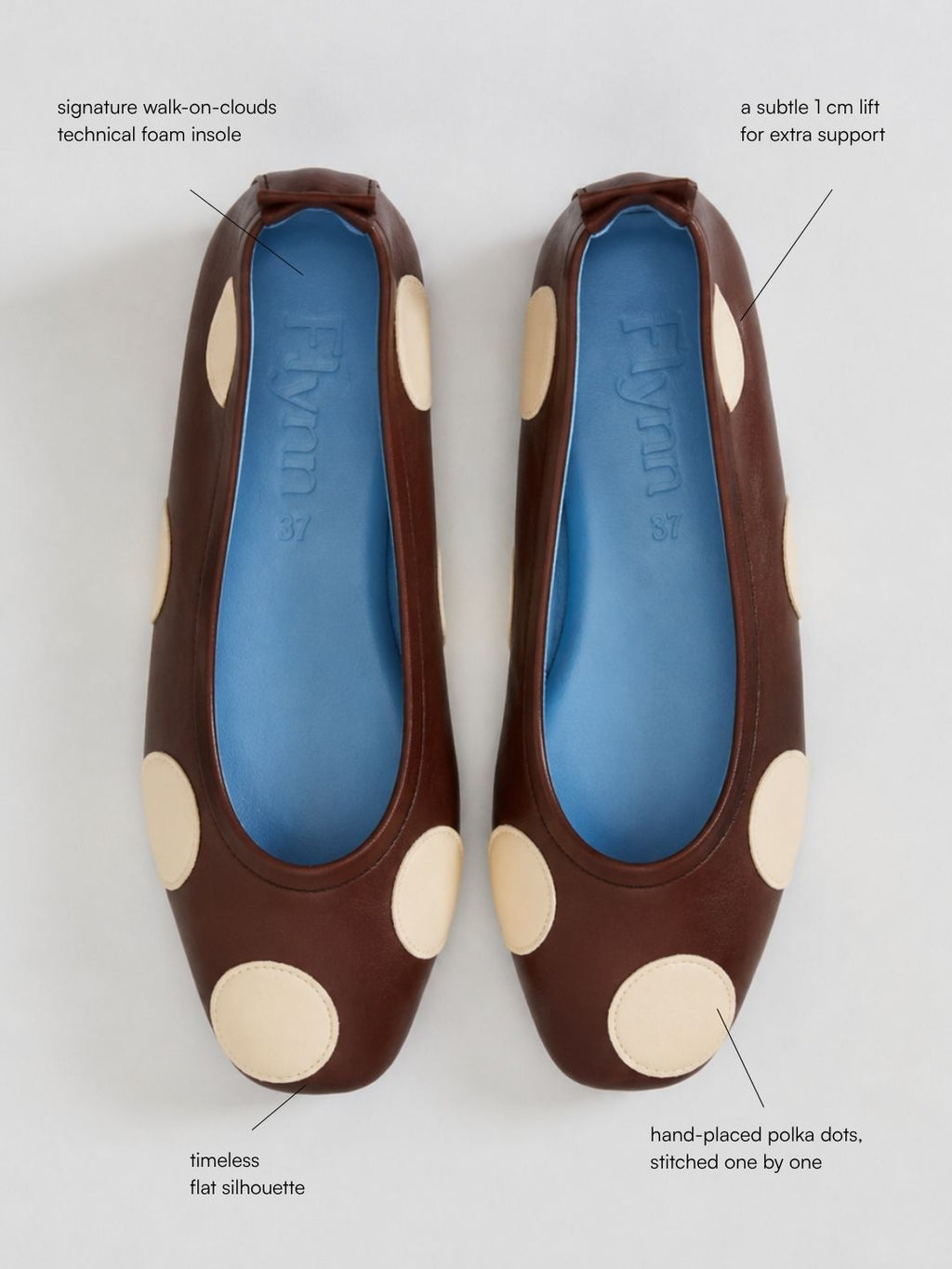 Polka Dot Flats - Baozi