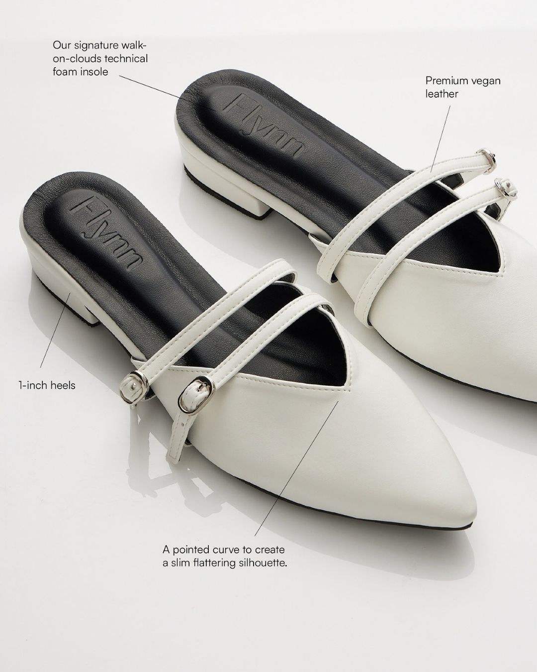 Kitten Heels - White