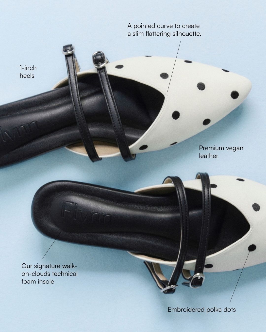 Kitten Heels - Polka Dot