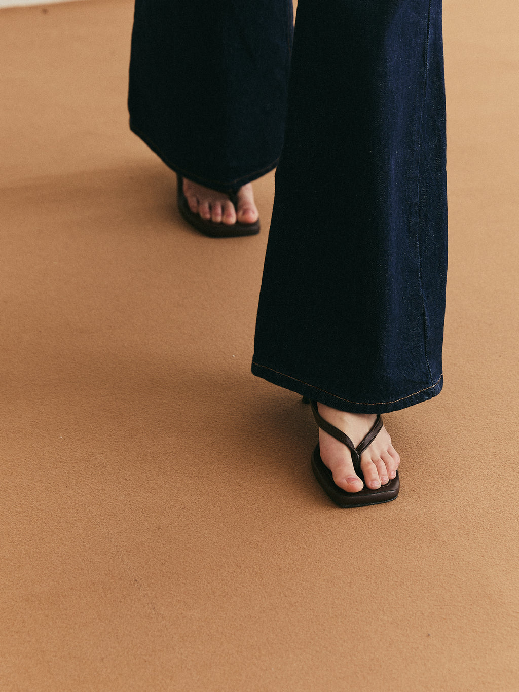 City Heeled Sandals - Dark Brown