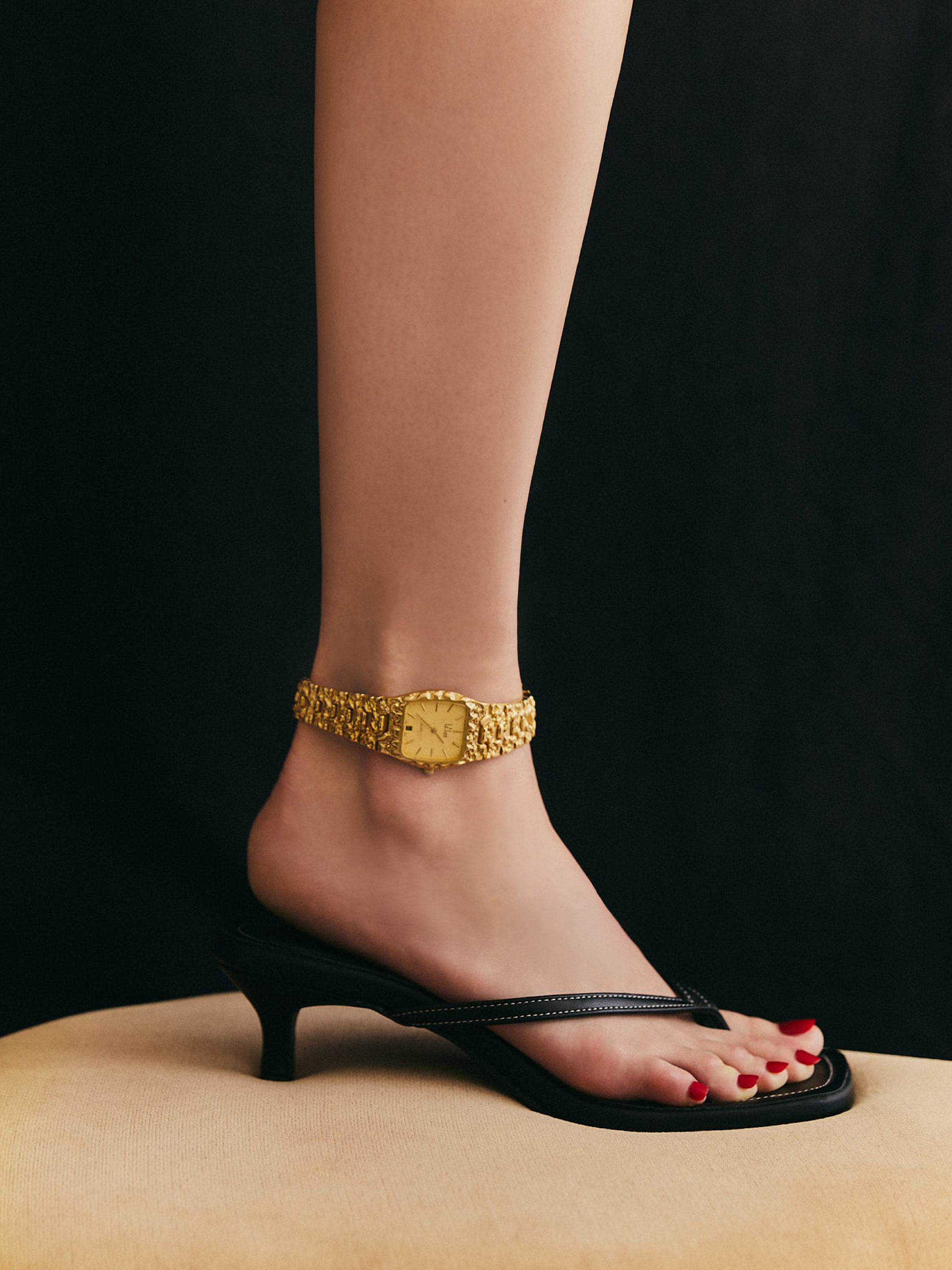 City Heeled Sandals - Black