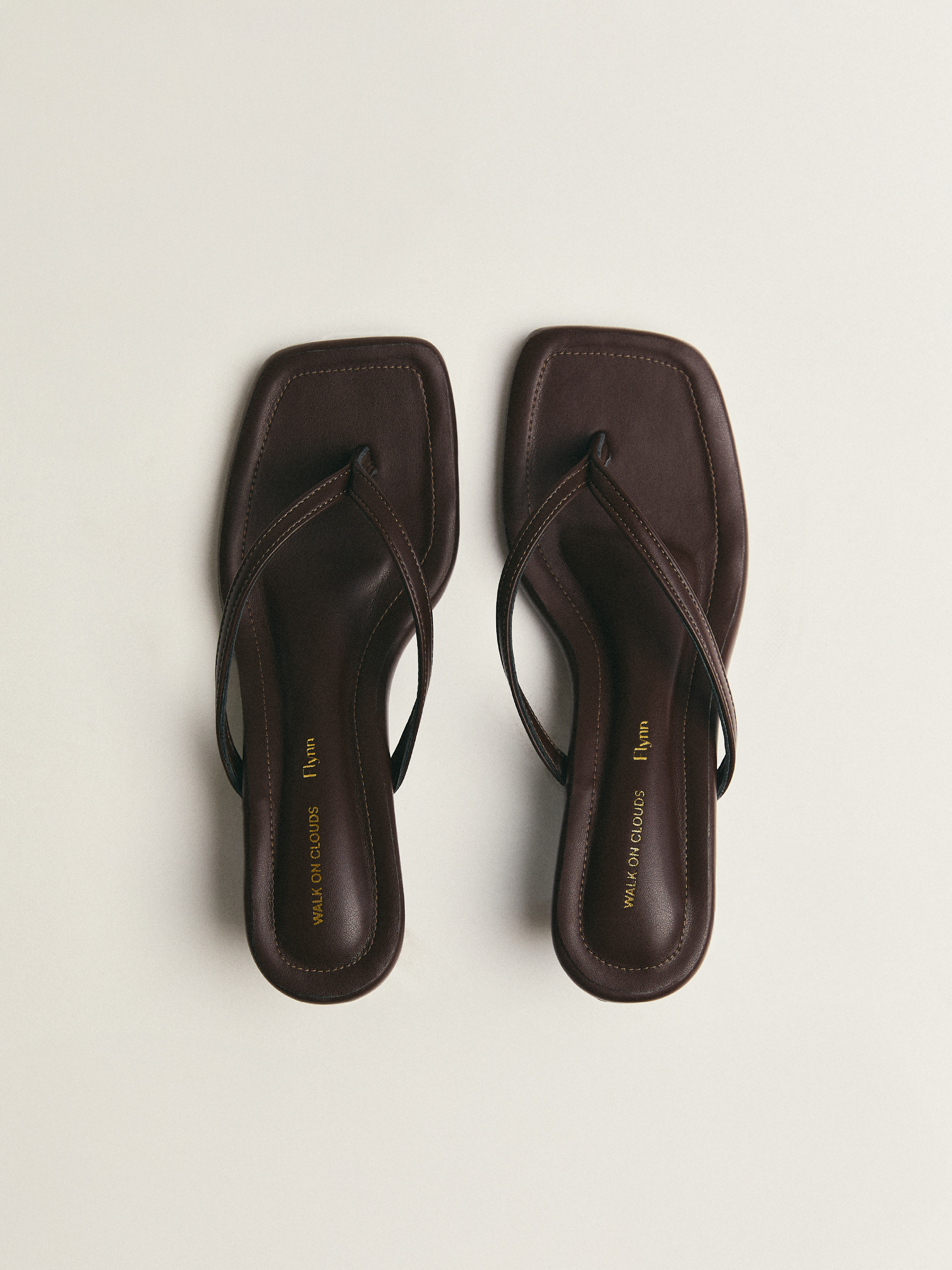 City Heeled Sandals - Dark Brown